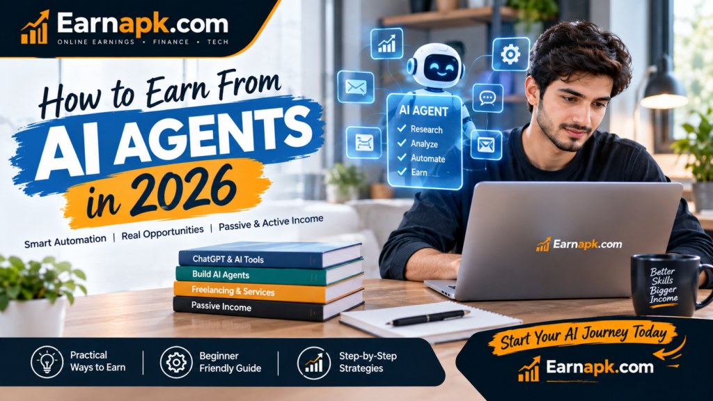 How to Earn Money From AI Agents in 2026: 12 Practical Ways to Make Money